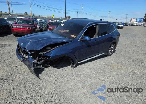 2022 BMW X3 xDrive30I из США, поврежденный, VIN WBX57DP04NN173645